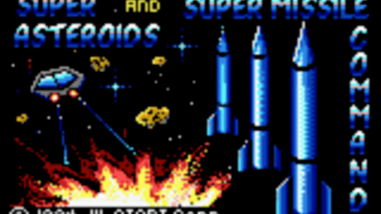 Super Asteroids & Missile Command Screenshot