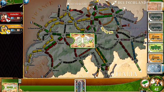 Ticket to Ride: Switzerland Screenshot