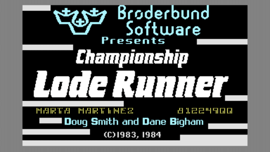 Championship Lode Runner Screenshot