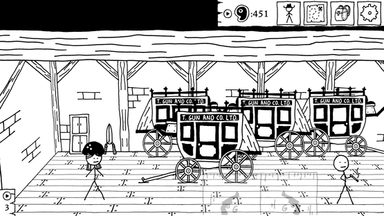 West of Loathing: Reckonin' at Gun Manor Screenshot