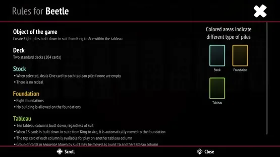 Spider Solitaire Collection screenshot 3