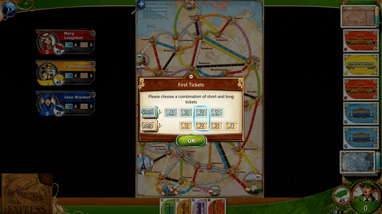 Ticket to Ride: Germany Screenshot