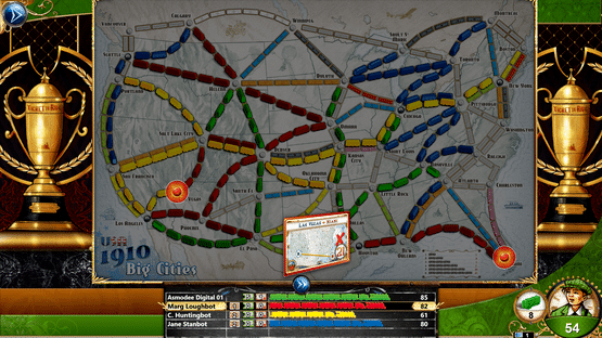 Ticket to Ride: USA 1910 Screenshot