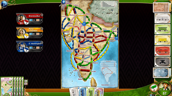 Ticket to Ride: India Screenshot