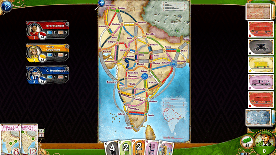 Ticket to Ride: India Screenshot