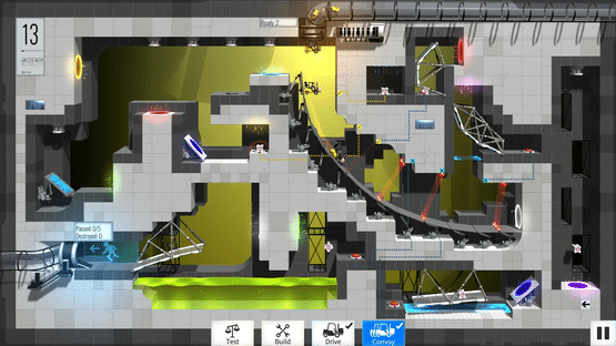 Bridge Constructor Portal: Portal Proficiency Screenshot