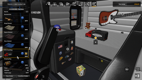 American Truck Simulator: Cabin Accessories Screenshot