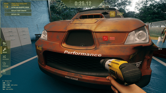 Rally Mechanic Simulator Screenshot