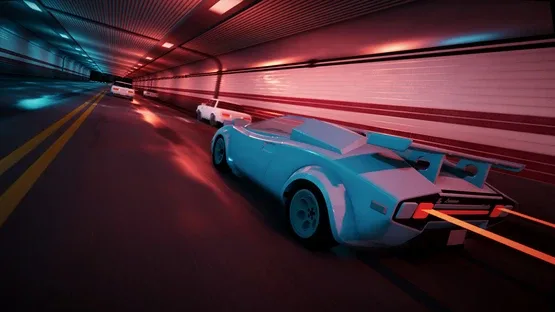 Synthalgia: Retro Arcade Racing screenshot 2