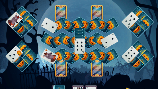 Solitaire Halloween Story Screenshot