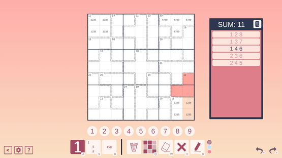 Killer Sudoku Screenshot