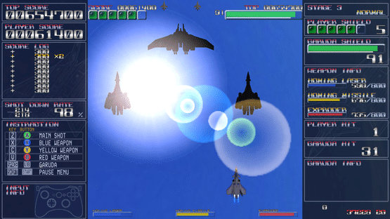 Blue Sabers: Early Mission Screenshot