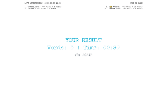 Moving Letters Screenshot