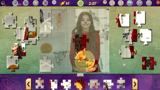 Sweet Holiday Jigsaws: Halloween Night screenshot 5