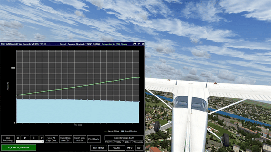 Microsoft Flight Simulator X: Steam Edition - Flight Recorder Screenshot