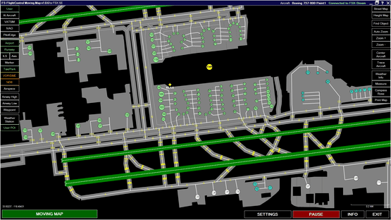 Microsoft Flight Simulator X: Steam Edition - Moving Map Screenshot