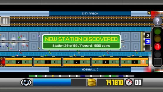 Subway Train Simulator 2D screenshot