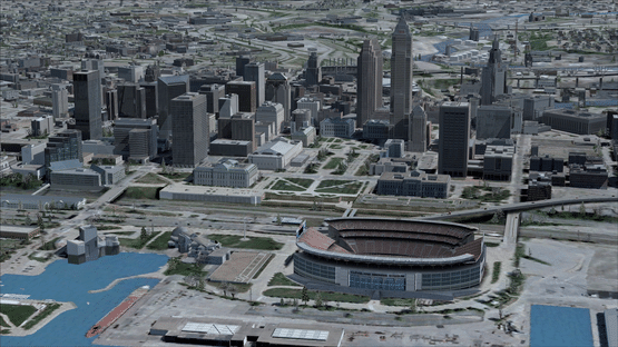 Microsoft Flight Simulator X: Steam Edition - US Cities X: Cleveland Screenshot