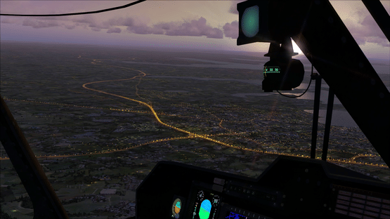 Microsoft Flight Simulator X: Steam Edition - Night Environment Denmark Screenshot