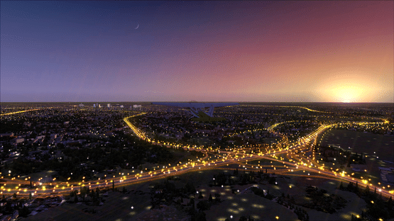 Microsoft Flight Simulator X: Steam Edition - Night Environment Benelux Screenshot