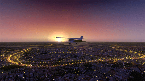 Microsoft Flight Simulator X: Steam Edition - Night Environment Benelux Screenshot