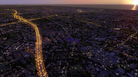 Microsoft Flight Simulator X: Steam Edition - Night Environment Benelux Screenshot