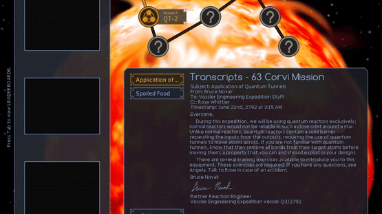 SpaceChem: 63 Corvi Screenshot