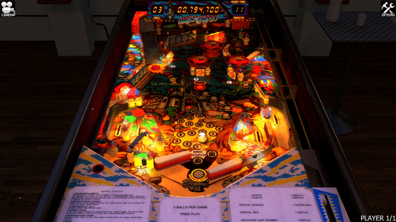 Zaccaria Pinball: Magic Castle Table Screenshot