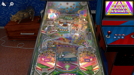 Zaccaria Pinball: Farfalla Deluxe Pinball Table Screenshot