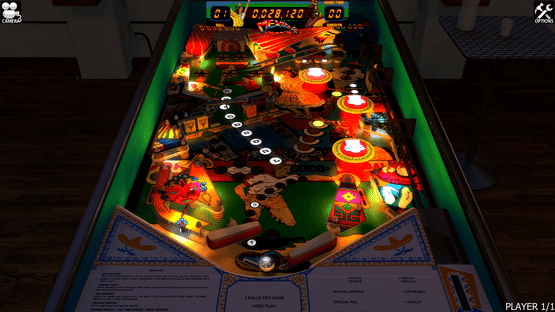 Zaccaria Pinball: Mexico '86 Table Screenshot