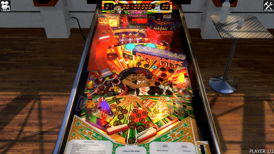 Zaccaria Pinball: Star's Phoenix Table Screenshot