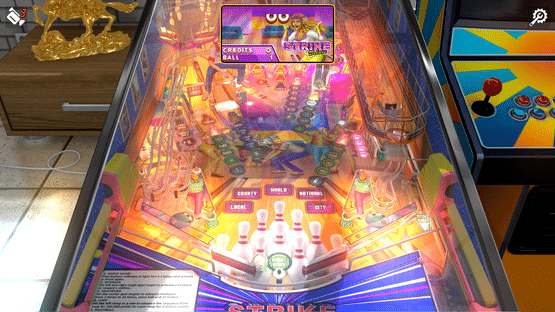 Zaccaria Pinball: Strike Deluxe Pinball Table Screenshot