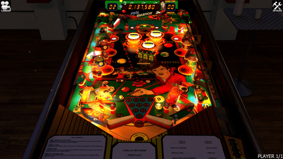 Zaccaria Pinball: Pool Champion Table Screenshot