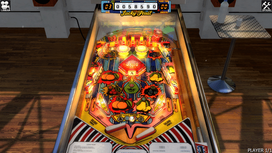 Zaccaria Pinball: Lucky Fruit Table Screenshot