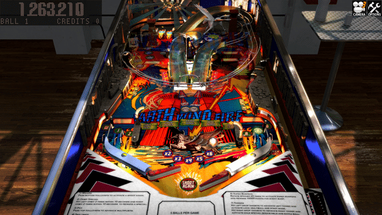 Zaccaria Pinball: Earth Wind Fire 2017 Table Screenshot