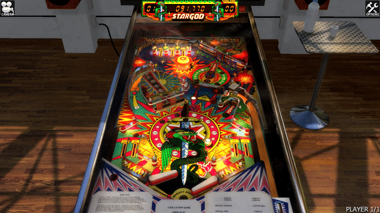 Zaccaria Pinball: Star God Table Screenshot