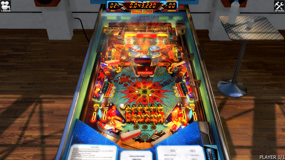 Zaccaria Pinball: Soccer Kings Table Screenshot