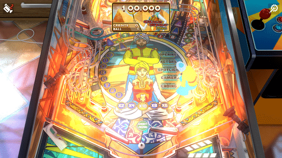 Zaccaria Pinball: Cine Star Deluxe Pinball Table Screenshot