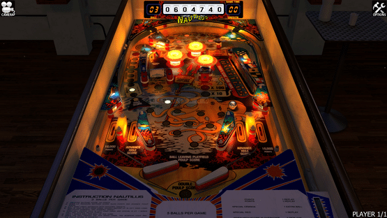 Zaccaria Pinball: Nautilus Table Screenshot