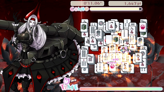 Bishoujo Battle Mahjong Solitaire Screenshot