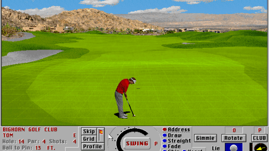 Links: Championship Course - Bighorn Screenshot