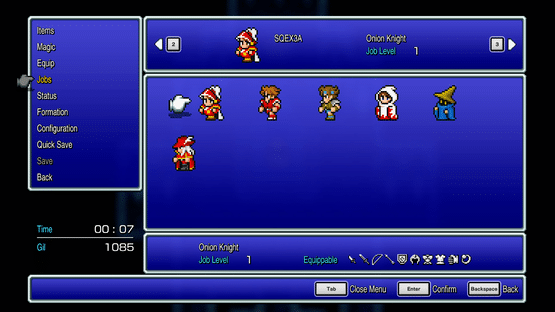 Final Fantasy III Screenshot