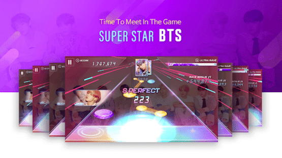 SuperStar BTS Screenshot