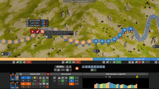 The Cyclist: Tactics Screenshot