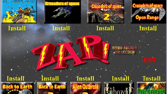 Zap! Retro Arcade Collection Screenshot