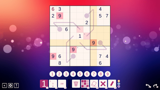 Thermo Sudoku Screenshot