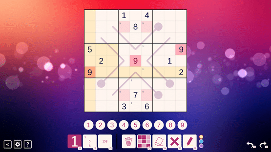 Thermo Sudoku Screenshot