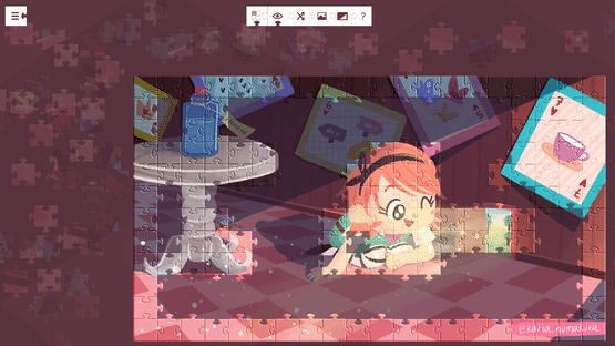 Alice in Wonderland: A Jigsaw Puzzle Tale Screenshot