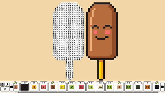 Coloring Pixels: Food Pack Screenshot