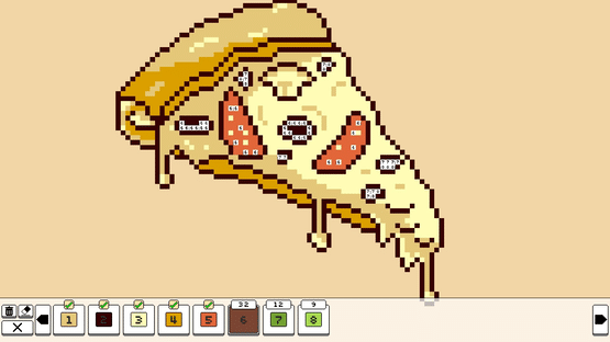 Coloring Pixels: Food Pack Screenshot